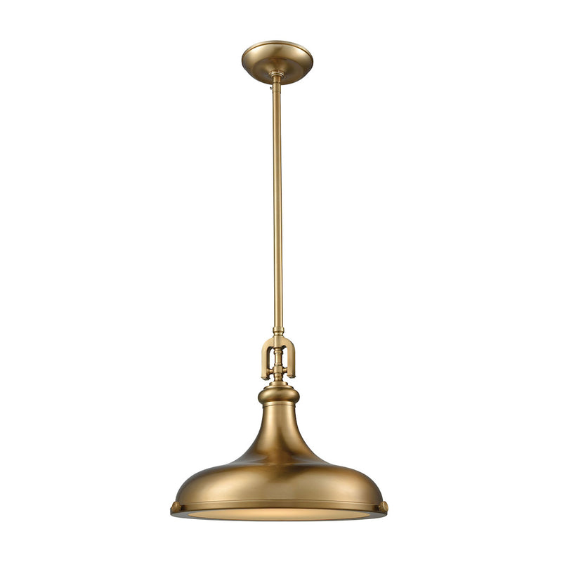 Denney Satin Brass Pendant