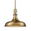 Denney Satin Brass Pendant