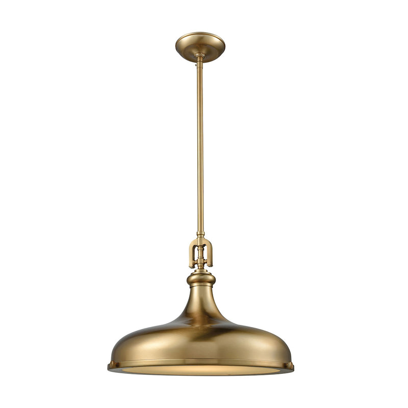 Denney Satin Brass Pendant