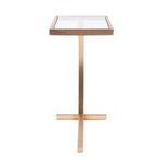 Dark Brushed Brass Side Table