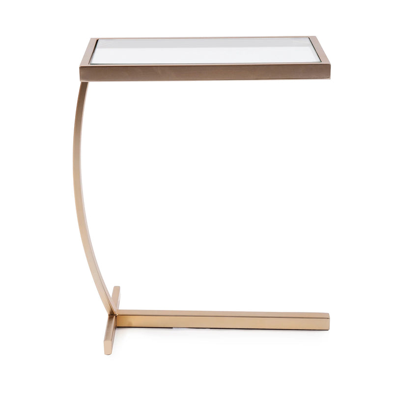 Dark Brushed Brass Side Table