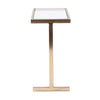 Dark Brushed Brass Side Table