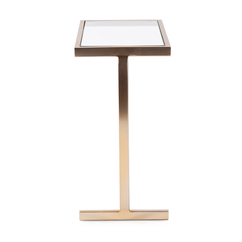 Dark Brushed Brass Side Table