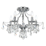 Crystorama Cedar Crystal Semi Flush Ceiling Mount