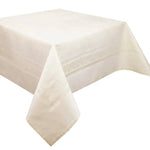 Garnier Thiebaut Beauregard Ivory Jacquard Tablecloth