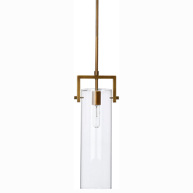 Jamie Young Cambrai Brass & Glass Pendant