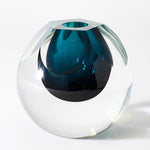 Global Views Pentagon Cut Glass Vase