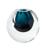 Global Views Pentagon Cut Glass Vase