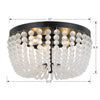 Crystorama Rylee 3-Light Flush Ceiling Mount