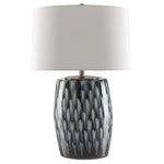 Currey & Co Milner Blue Table Lamp