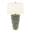 Currey & Co Sunken Table Lamp Green Moss