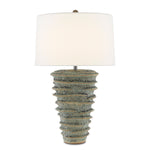 Currey & Co Sunken Table Lamp Green Moss