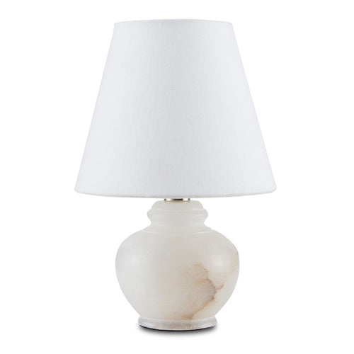 Currey & Co Piccolo Mini Table Lamp Alabaster