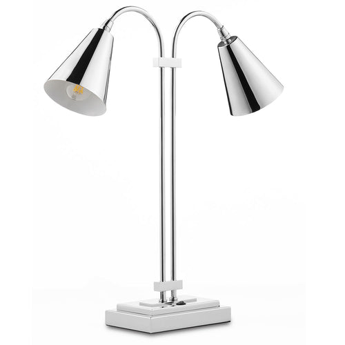 Currey & Co Symmetry Double Desk Lamp - Final Sale