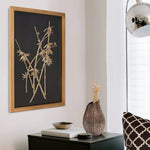 Bamboo Wood Framed Wall Art