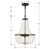 Crystorama Rylee 3-Light Chandelier