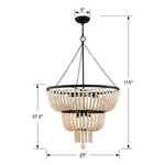 Crystorama Rylee 8-Light Two Tier Chandelier