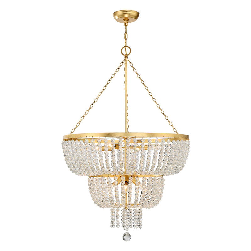 Crystorama Rylee 8-Light Two Tier Chandelier