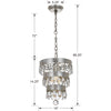 Crystorama Perla Mini Chandelier