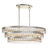 Crystorama Perla Linear Chandelier