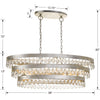 Crystorama Perla Linear Chandelier