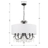 Crystorama Othello Shade 5-Light Chandelier