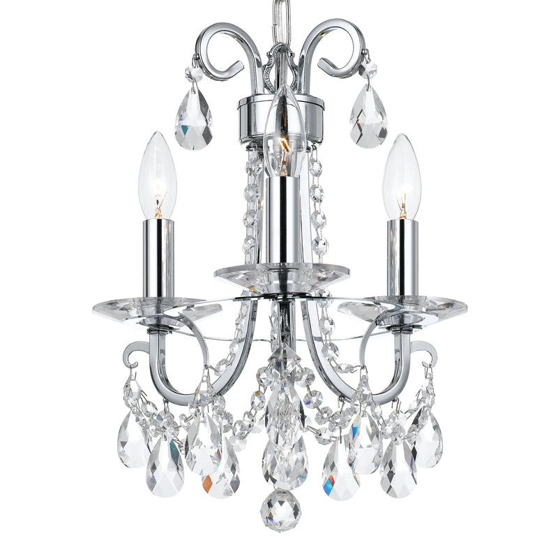 Crystorama Othello 3-Light Mini Chandelier