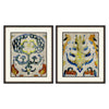 Zarris Bohemian Ikat I Framed Art Set of 2