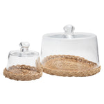 Doaka Cane Serving Dish & Dome