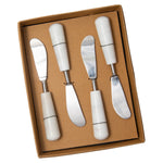 Beckton Marble Cheese Spreader Set of 4