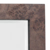 Jamie Young Chandler Burl Wood Rectangle Wall Mirror