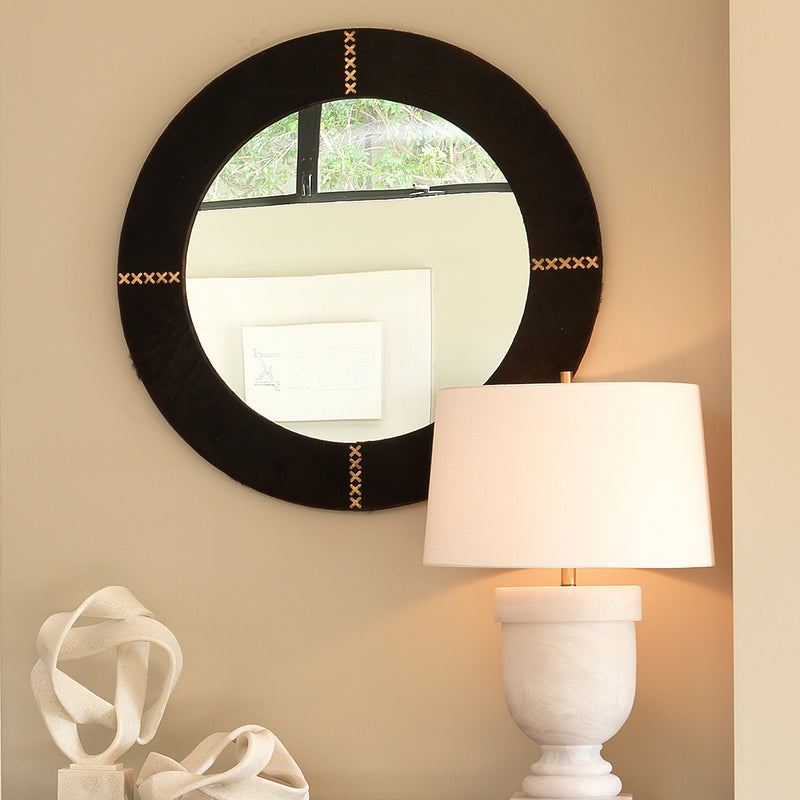 Jamie Young Cross Stitch Wall Mirror