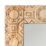 Jamie Young Relief Carved Rectangle Mirror