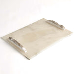 Global Views Alabaster Rock Finial Tray