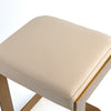 Global Views Regan Leather Bar Stool