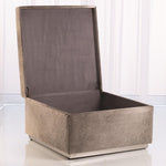 Global Views Metro Square Storage Ottoman