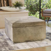 Global Views Metro Square Storage Ottoman