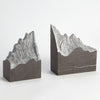 Global Views Pair Mountain Summit Bookend Set of 2