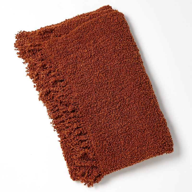 Global Views Textured Boucle Throw Blanket