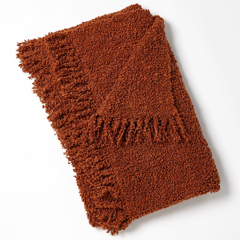 Global Views Textured Boucle Throw Blanket