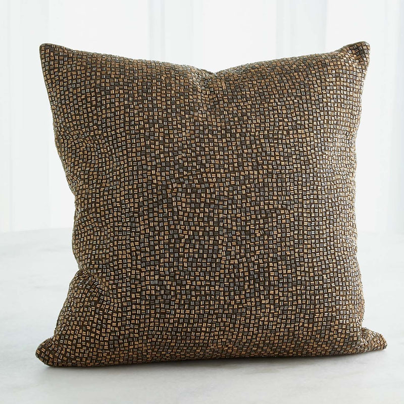 Global Views Bugle Beaded Throw Pillow