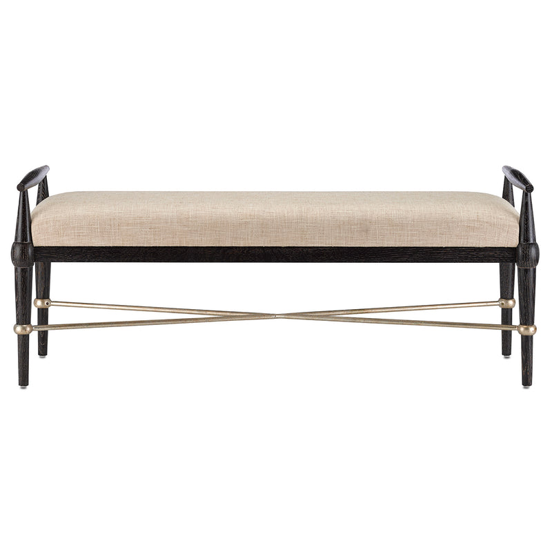 Currey & Co Perrin Natural Bench