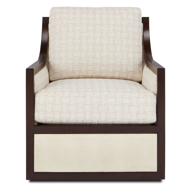 Currey & Co Evie Swivel Chair - Final Sale