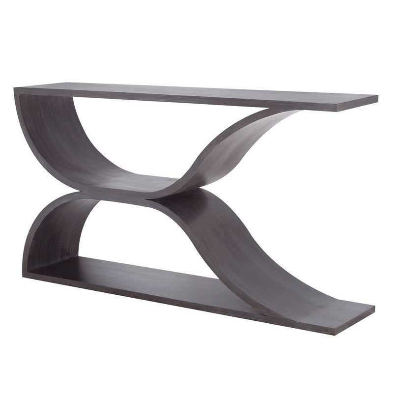 Lyric Abstract Wave Sofa Table