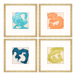 Vess Gestural II Framed Art Set of 4