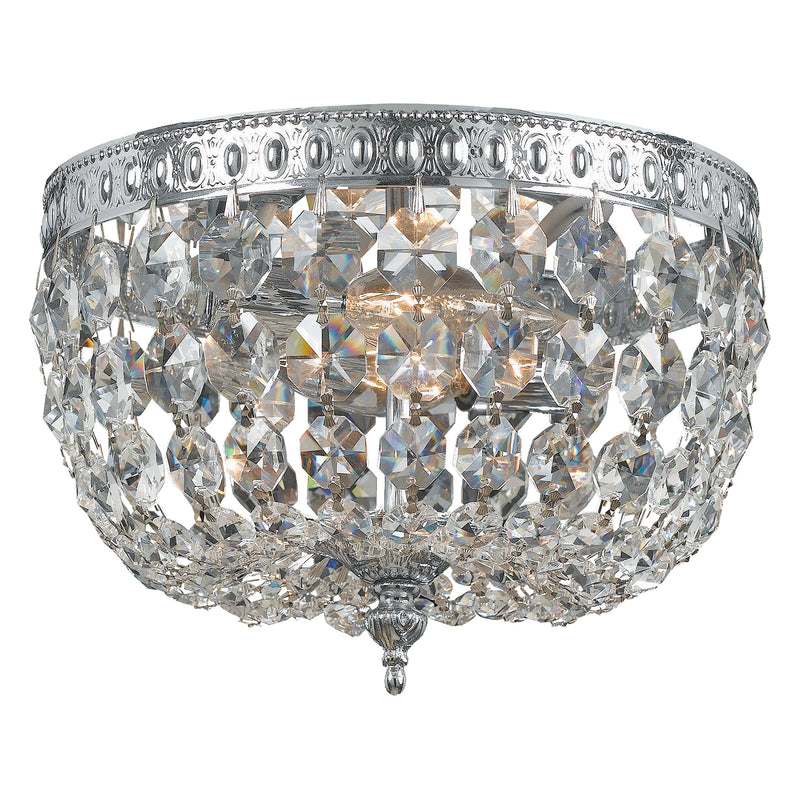 Crystorama Crystal 710 2-Light Flush Ceiling Mount