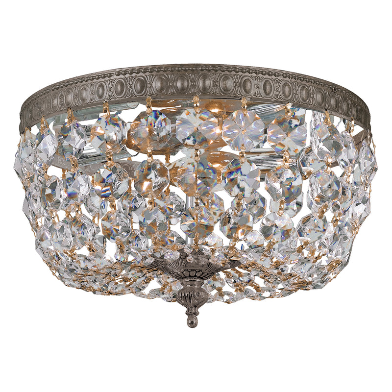 Crystorama Crystal 710 2-Light Flush Ceiling Mount