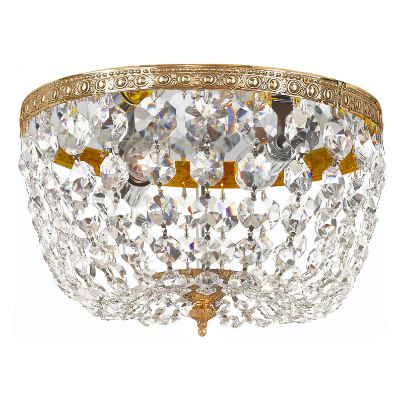 Crystorama Crystal 710 2-Light Flush Ceiling Mount