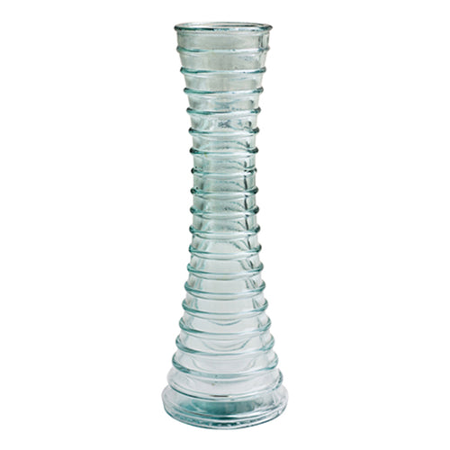 Ringed Glass Vase