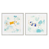 Bell Poolside II Framed Art Set of 2